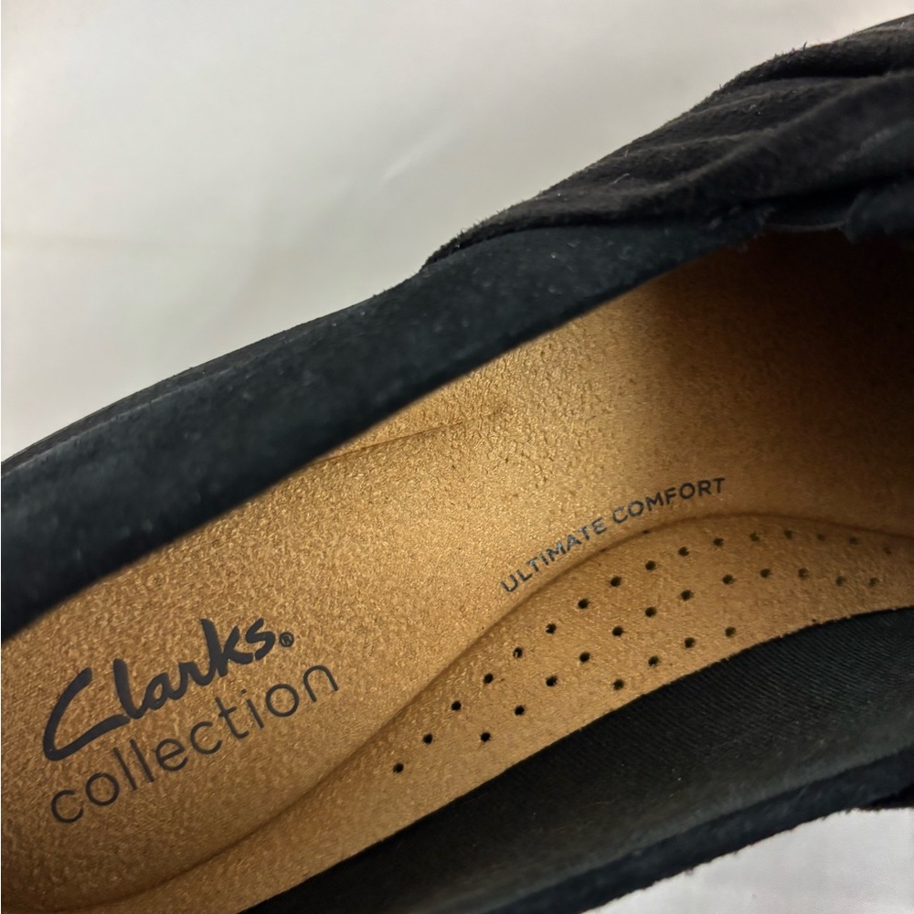 Clarks Black Women's Flats - Picture 6 of 7